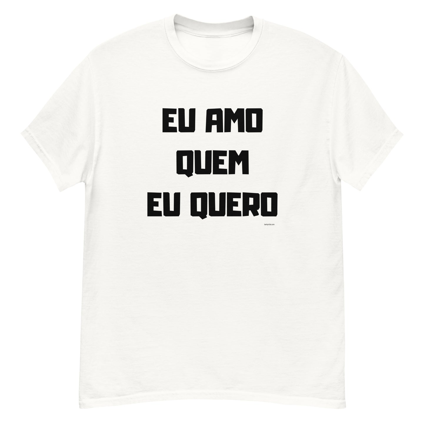 t-shirt gay j aime qui je veux en portugais