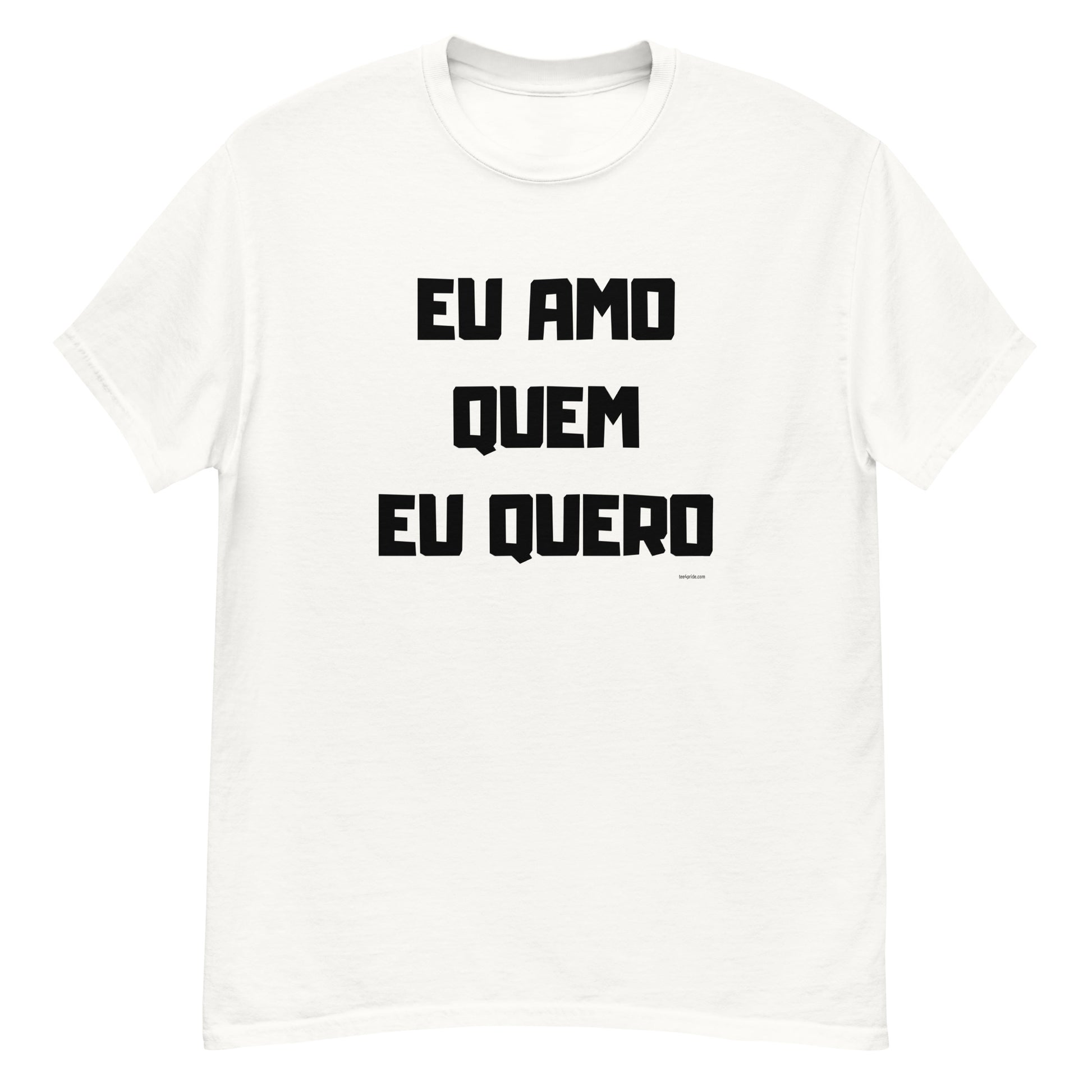 t-shirt gay j aime qui je veux en portugais