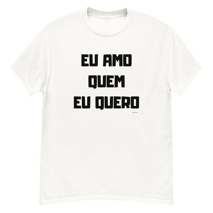 t-shirt gay j aime qui je veux en portugais