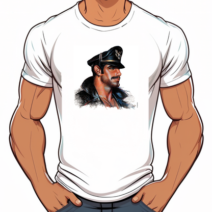 t-shirt gay macho