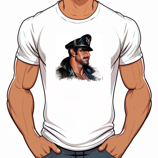 t-shirt gay macho