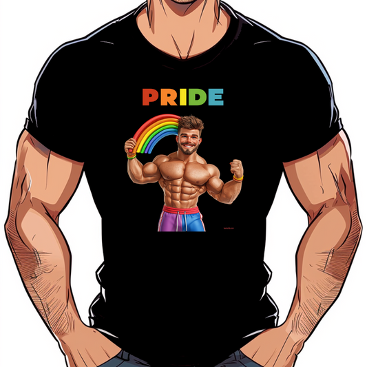 t-shirt gay pride arc en ciel