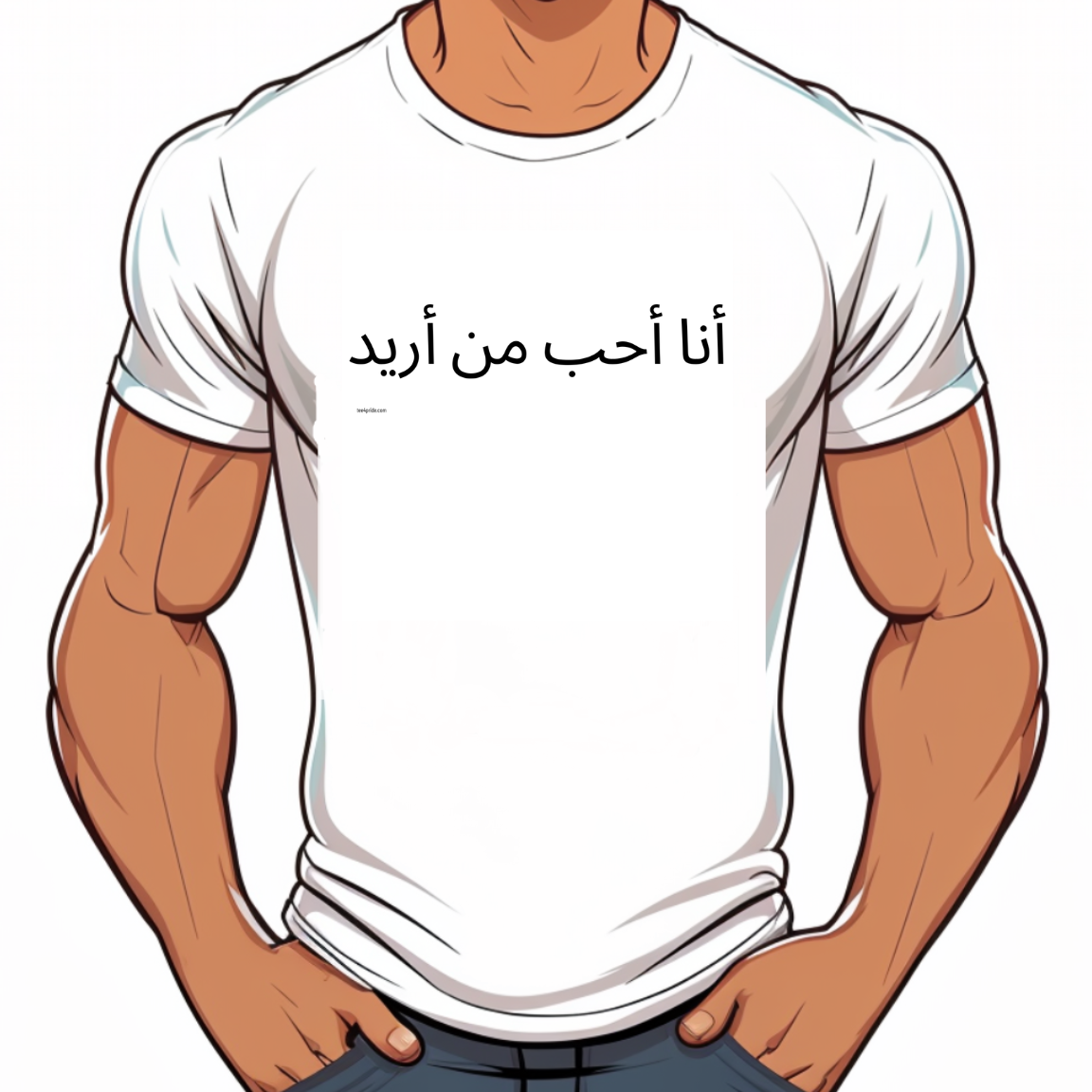 t-shirt gay pride lgbt arabe sexy