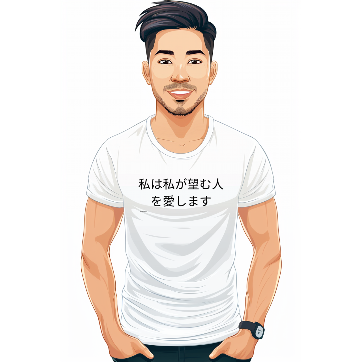 t-shirt gay pride lgbt japonais