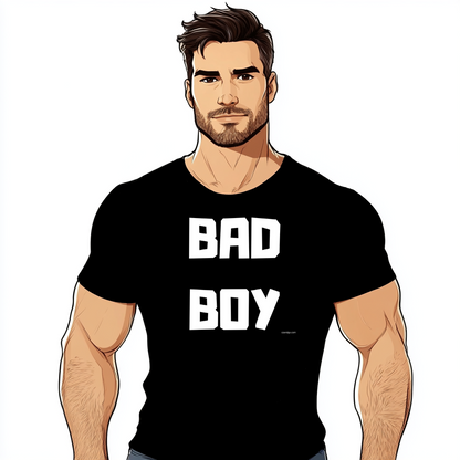 t-shirt gay sexy bad boy