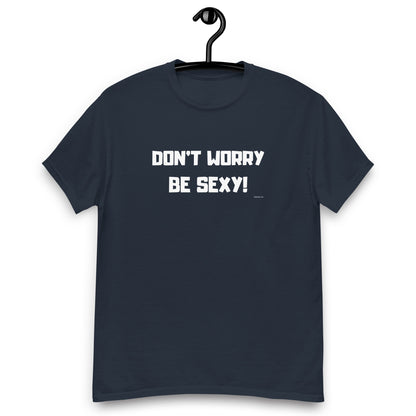 t-shirt gay sexy bleu