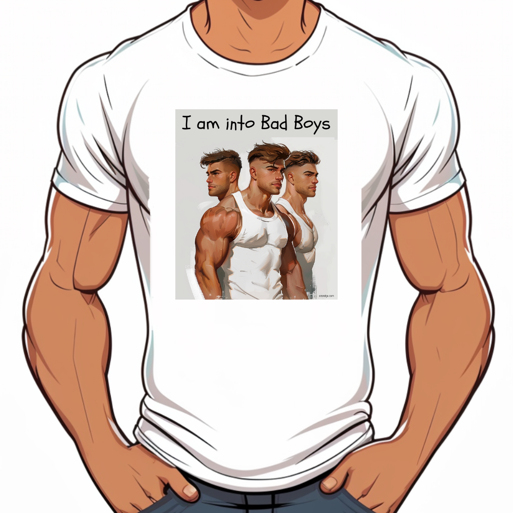 t-shirt lgbt bad boy sexy