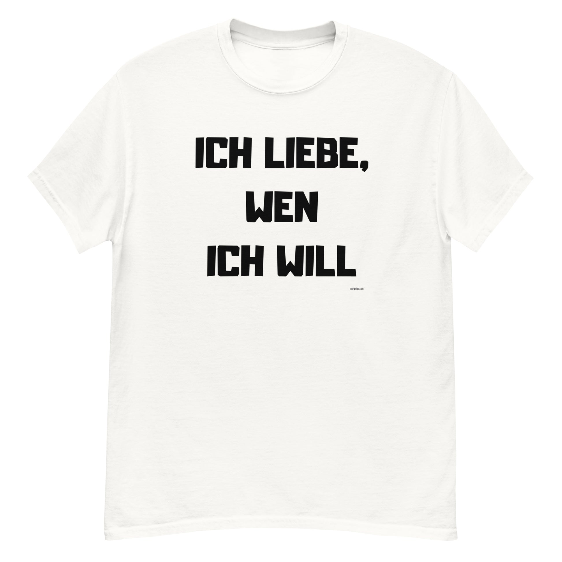 t-shirt lgbt j aime qui je veux en allemand