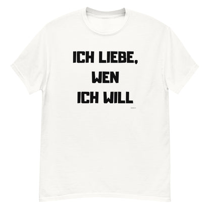 t-shirt lgbt j aime qui je veux en allemand