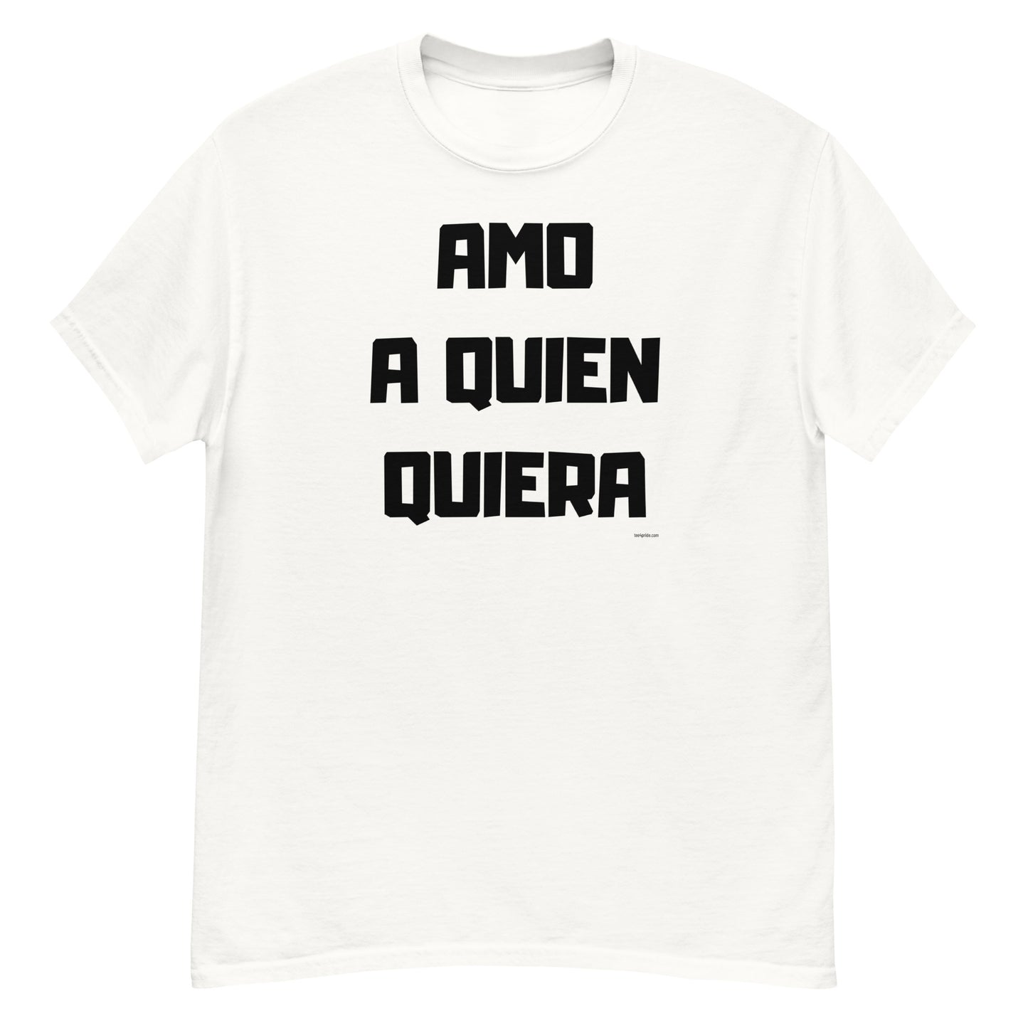 t-shirt lgbt j aime qui je veux en espagnol