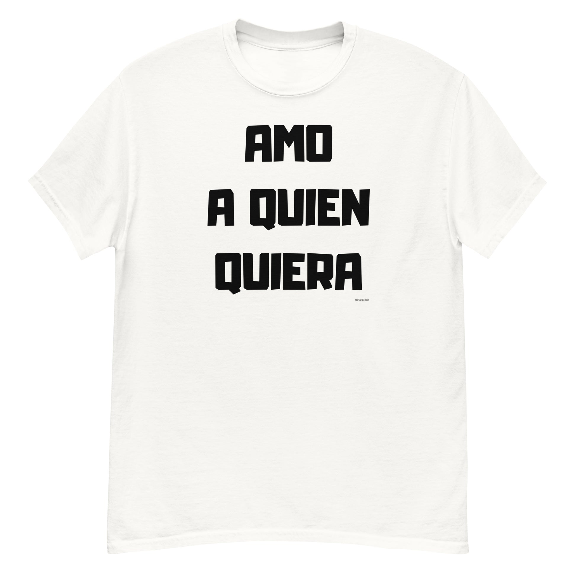 t-shirt lgbt j aime qui je veux en espagnol