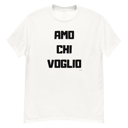 t-shirt lgbt j aime qui je veux en italien