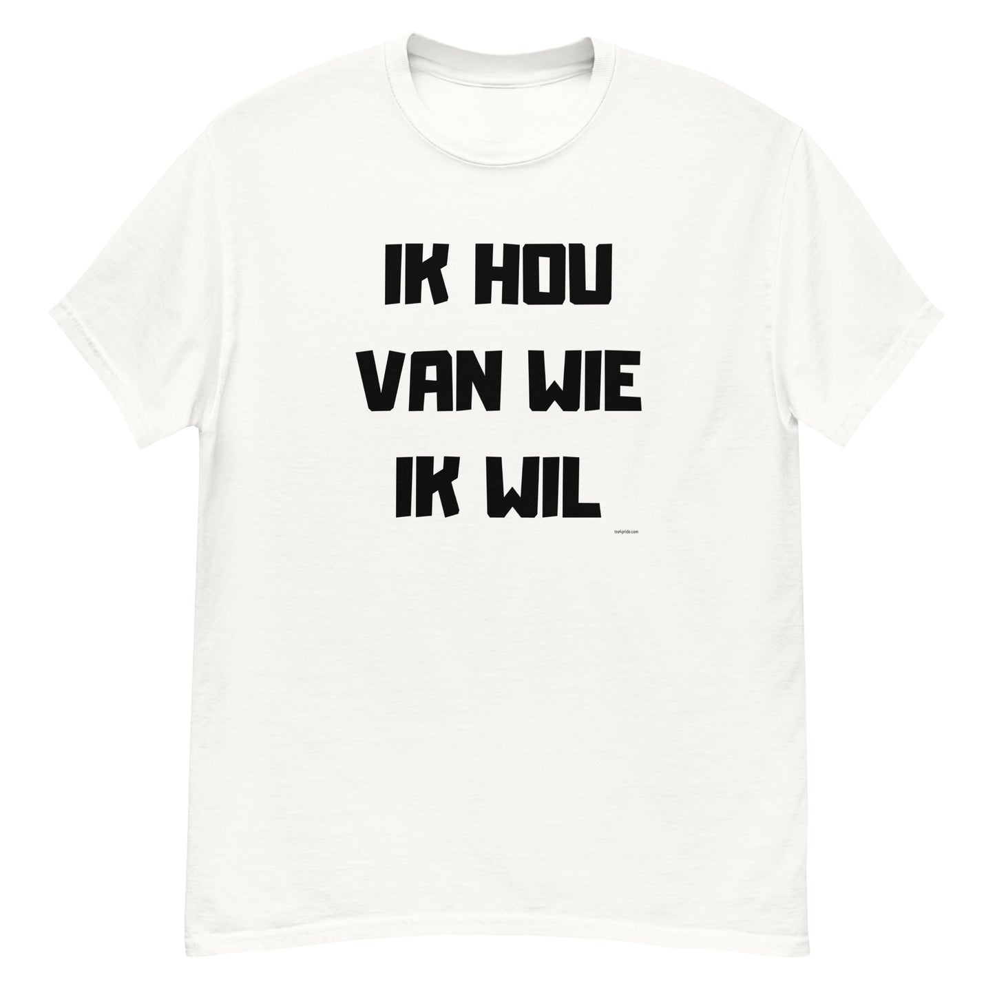 t-shirt lgbt j aime qui je veux en neerlandais
