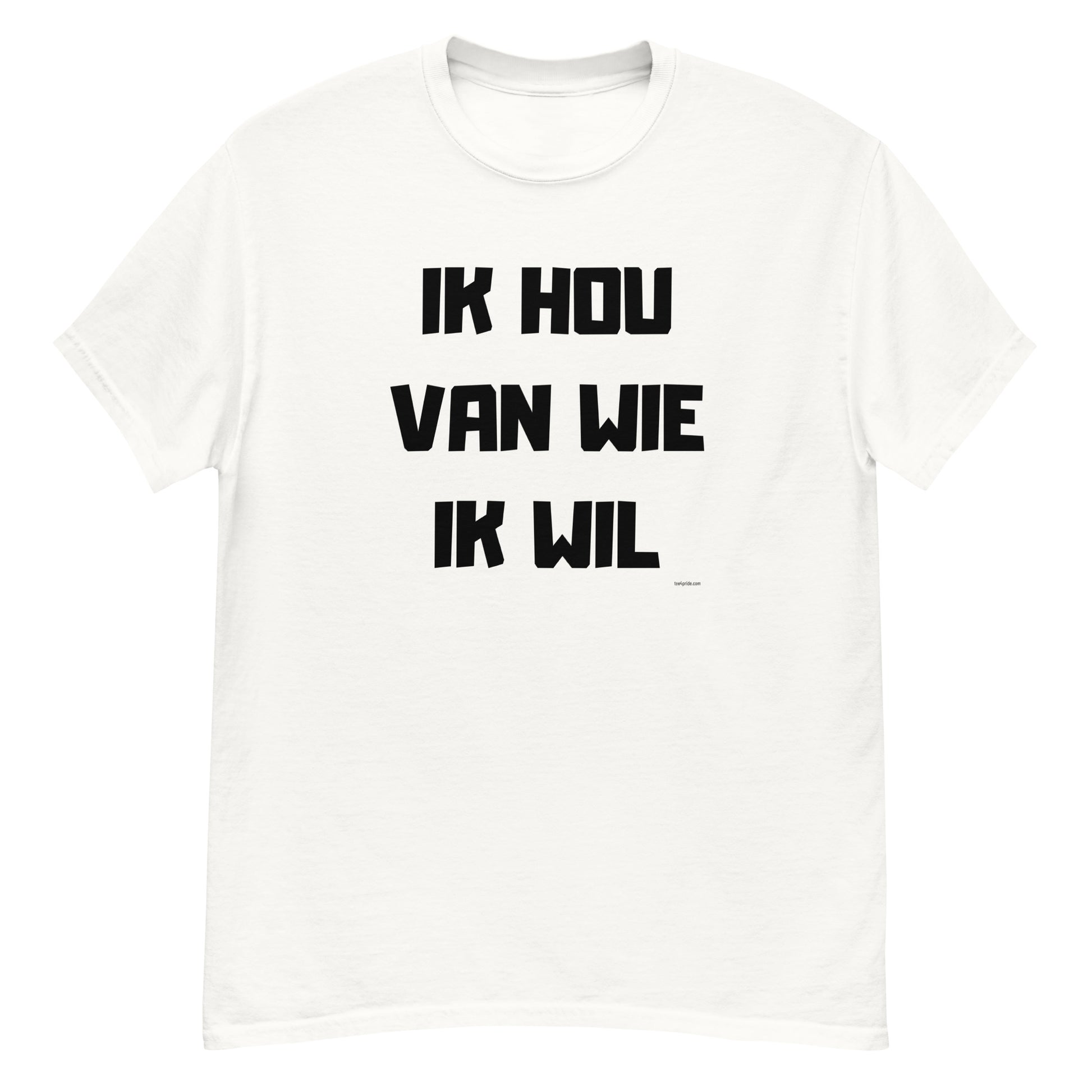 t-shirt lgbt j aime qui je veux en neerlandais