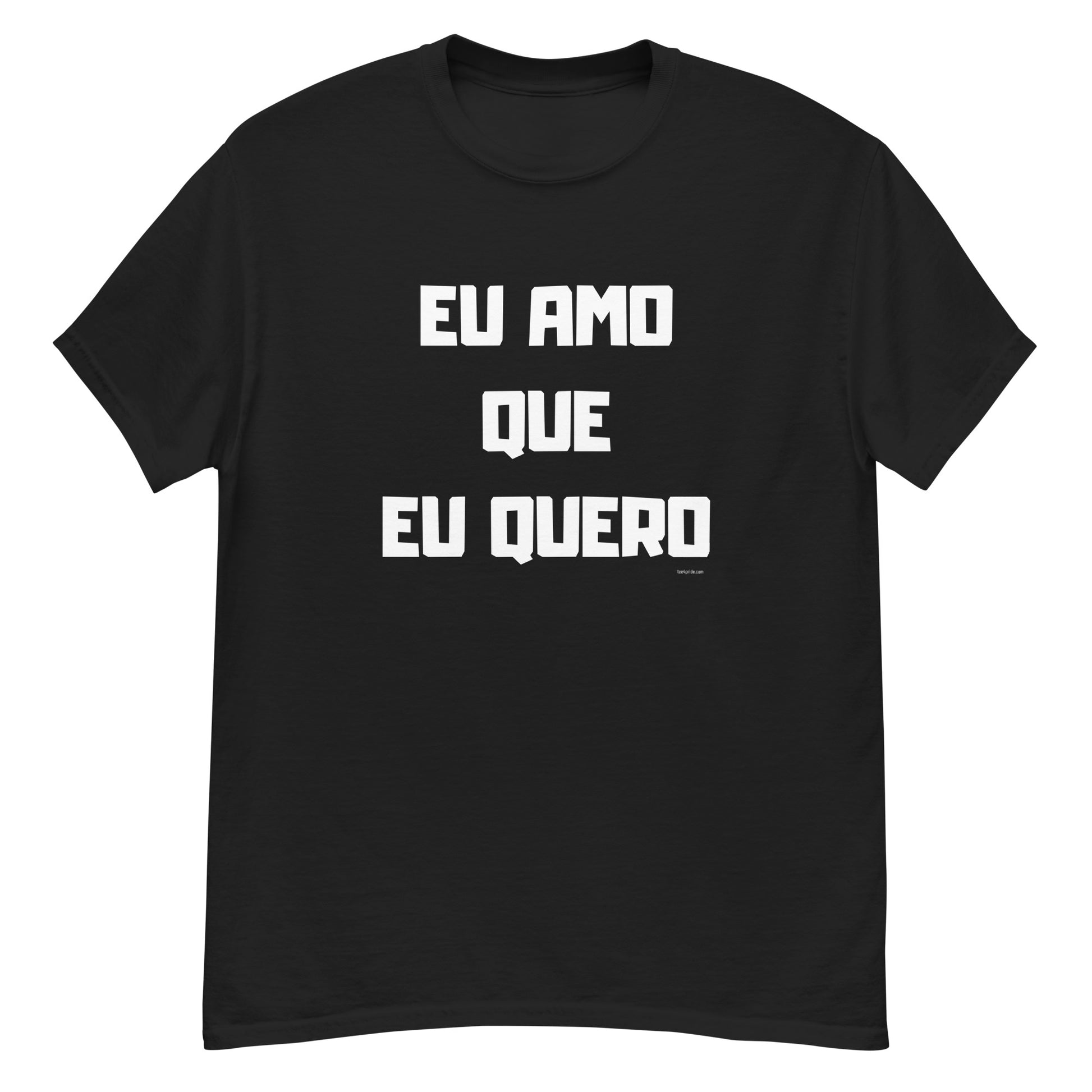 t-shirt lgbt j aime qui je veux en portugais