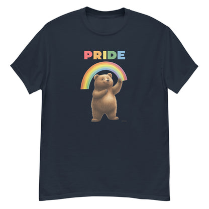 t-shirt ours arc en ciel