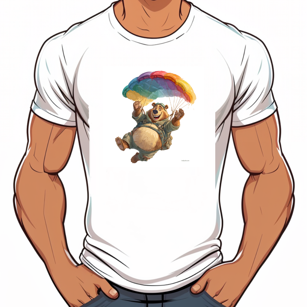 t shirt Bear parachute