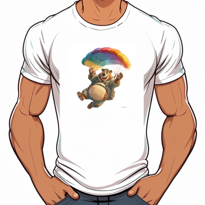t shirt Bear parachute