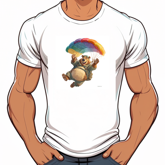t shirt Bear parachute