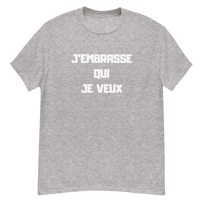 t shirt gay j embrasse qui je veux