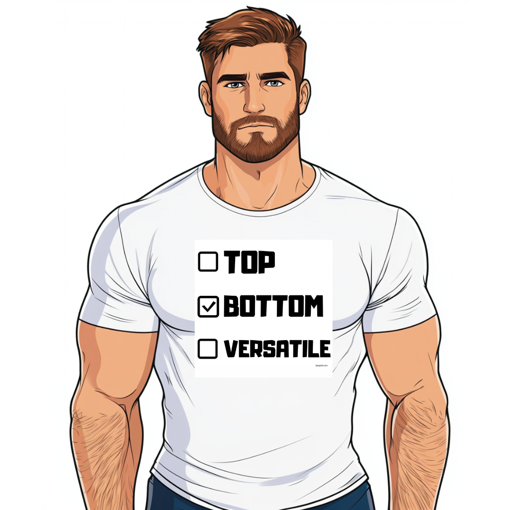 t shirt gay passif bottom