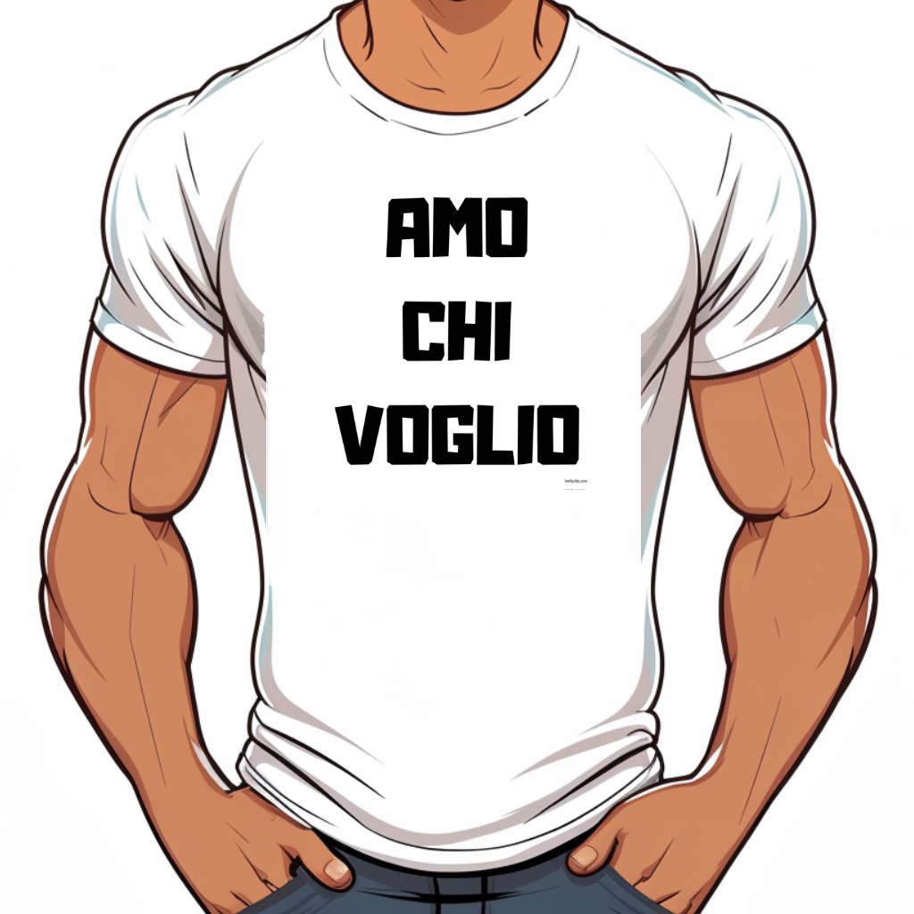 t shirt gay pride lgbt italien