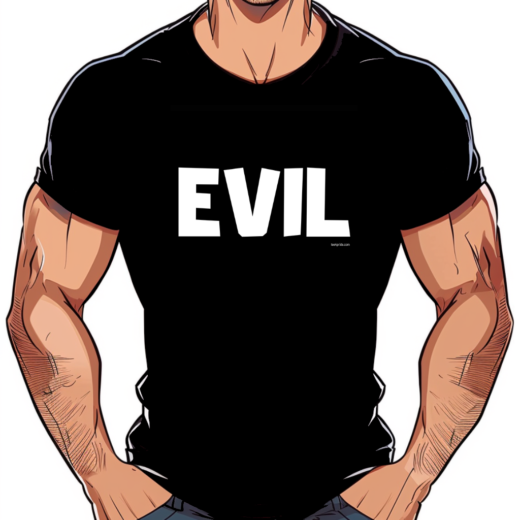 t shirt gay sexy evil