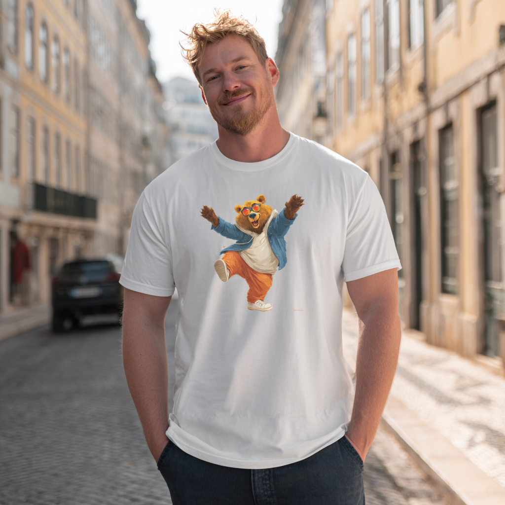 t shirt happy bear