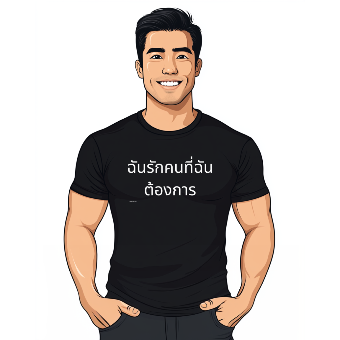 t shirt lgbt gay pride thaïlandais