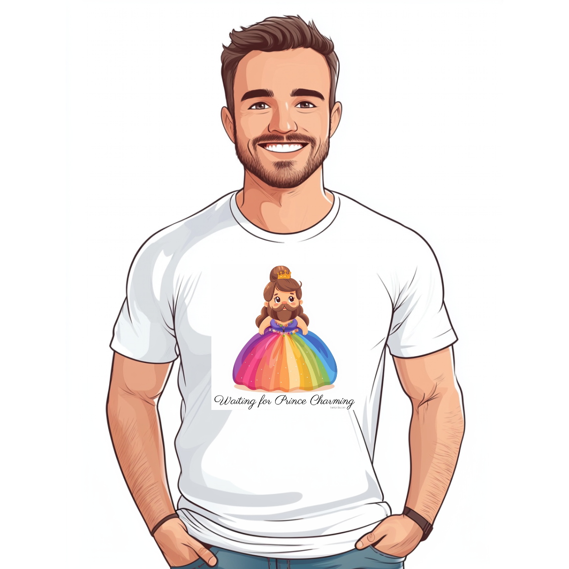 t shirt lgbt prince charmant