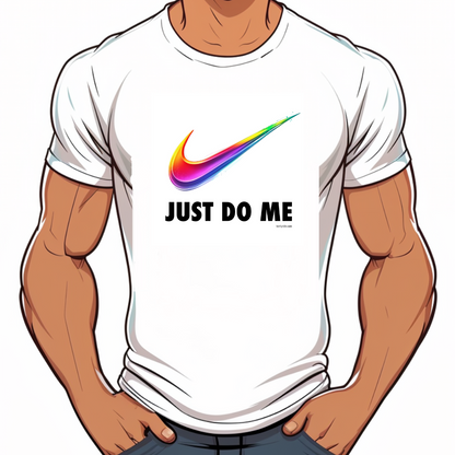 t shirt nike lgbt rainbow parodie