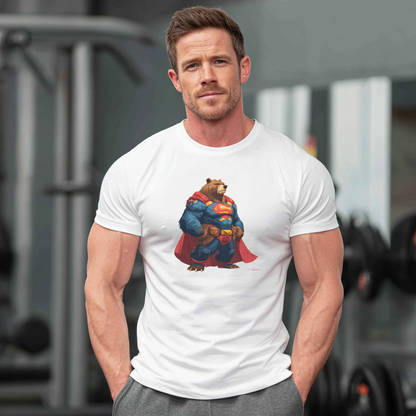 t shirt superman bear