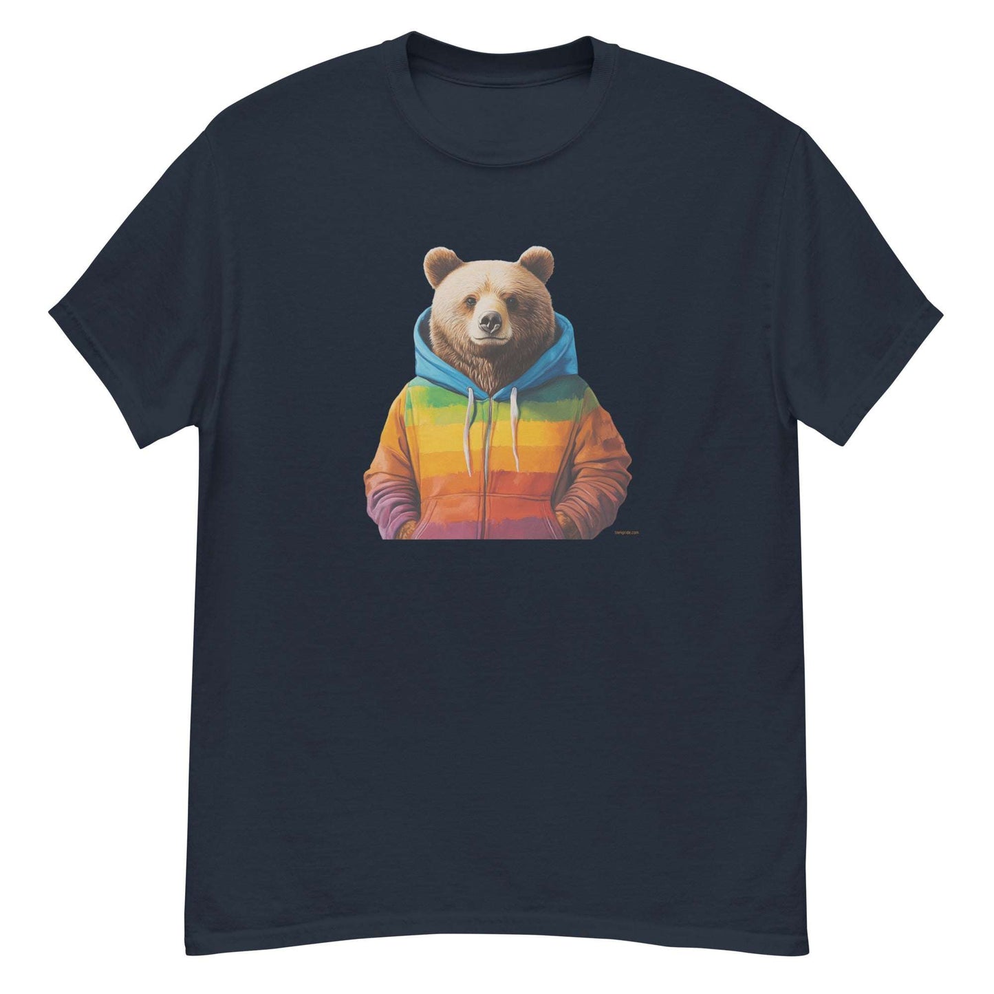 tee shirt bear arc en ciel