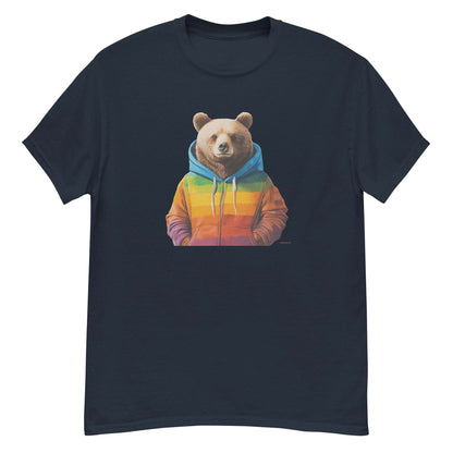 tee shirt bear arc en ciel