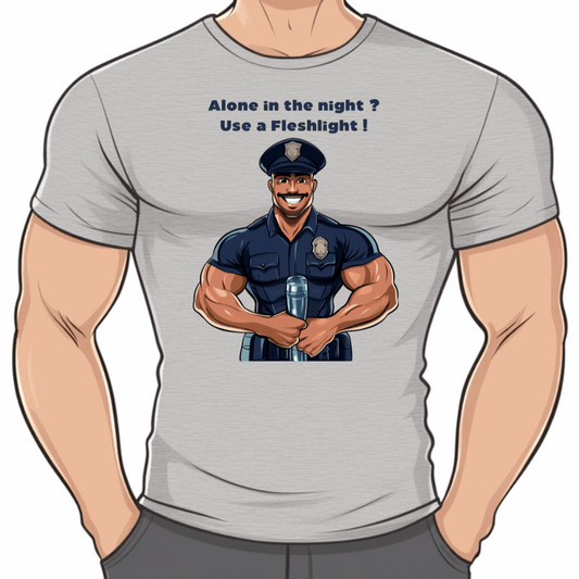 tee shirt gay policier