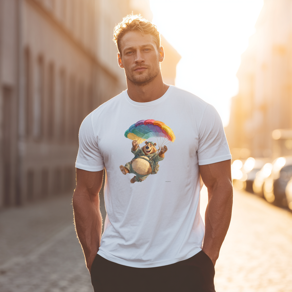 tee shirt Bear parachute