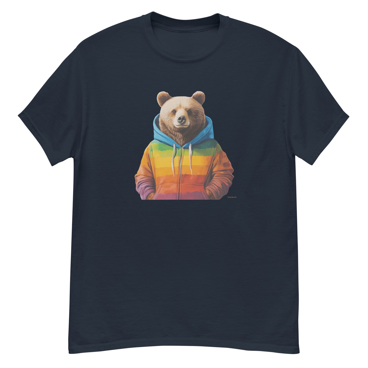 tee shirt bear arc en ciel
