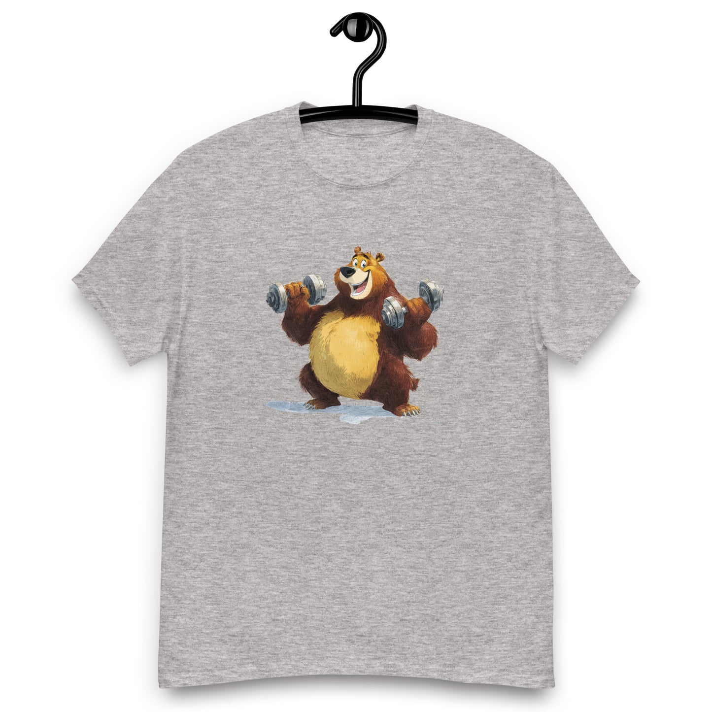 tee shirt bear gym addict