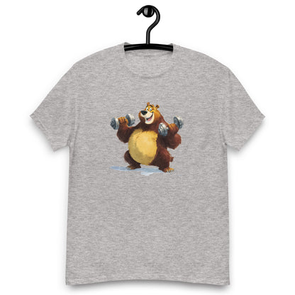 tee shirt bear gym addict