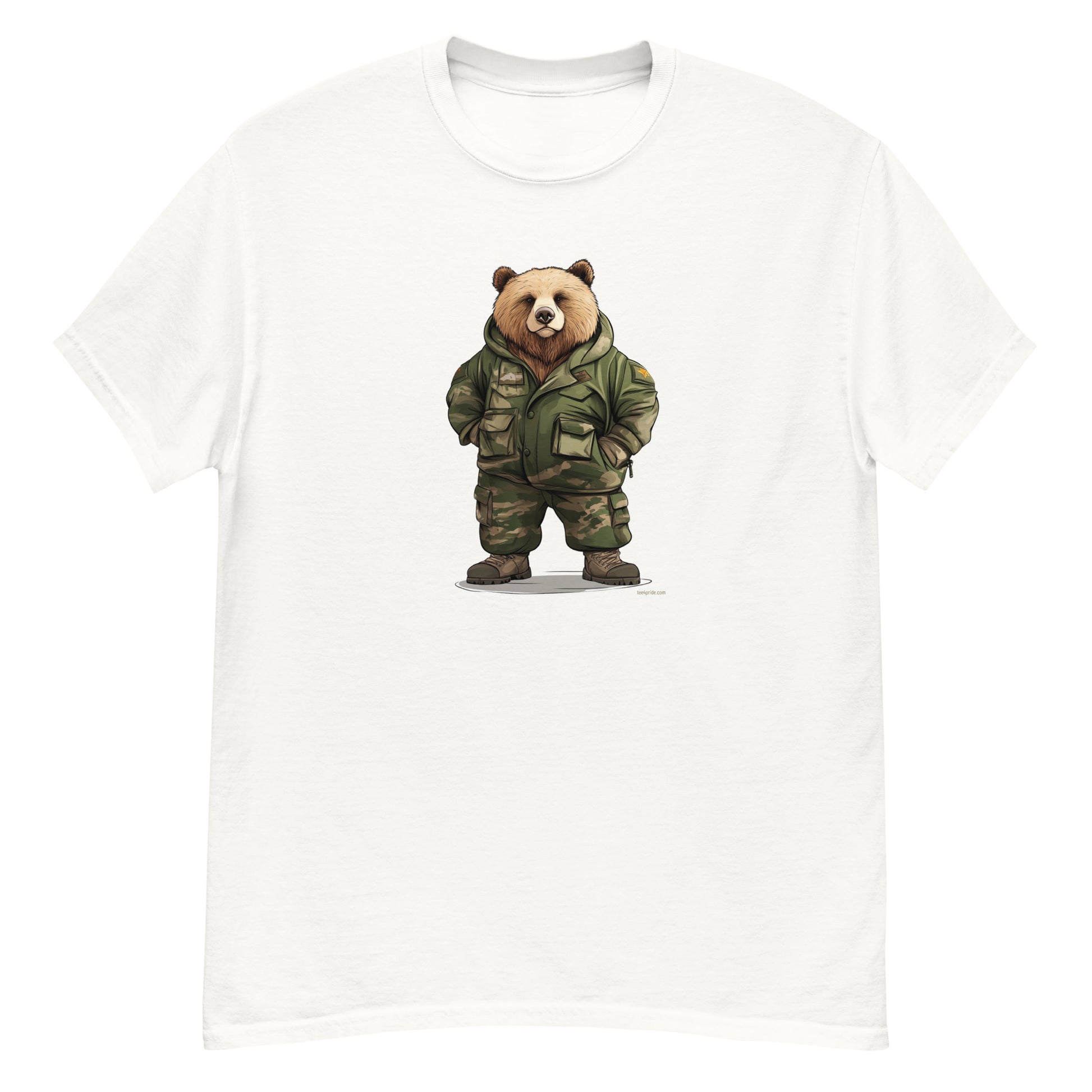tee shirt gay bear militaire