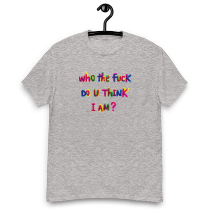 tee shirt who the fuck