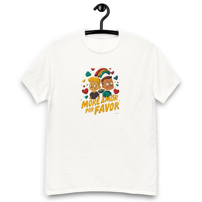 teeshirt gay pride more amor por favor