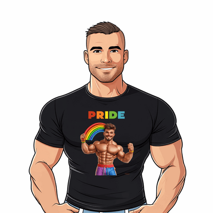tshirt gay pride arc en ciel