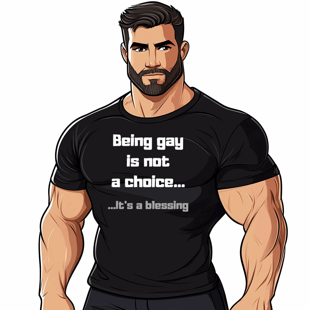 tshirt lgbt sexy chance d'être gay