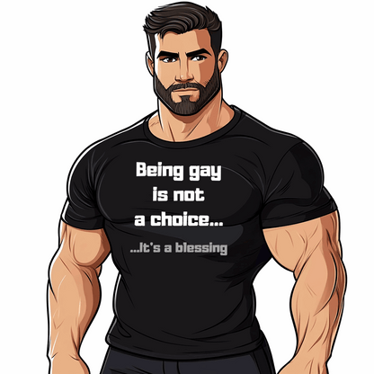 tshirt lgbt sexy chance d'être gay