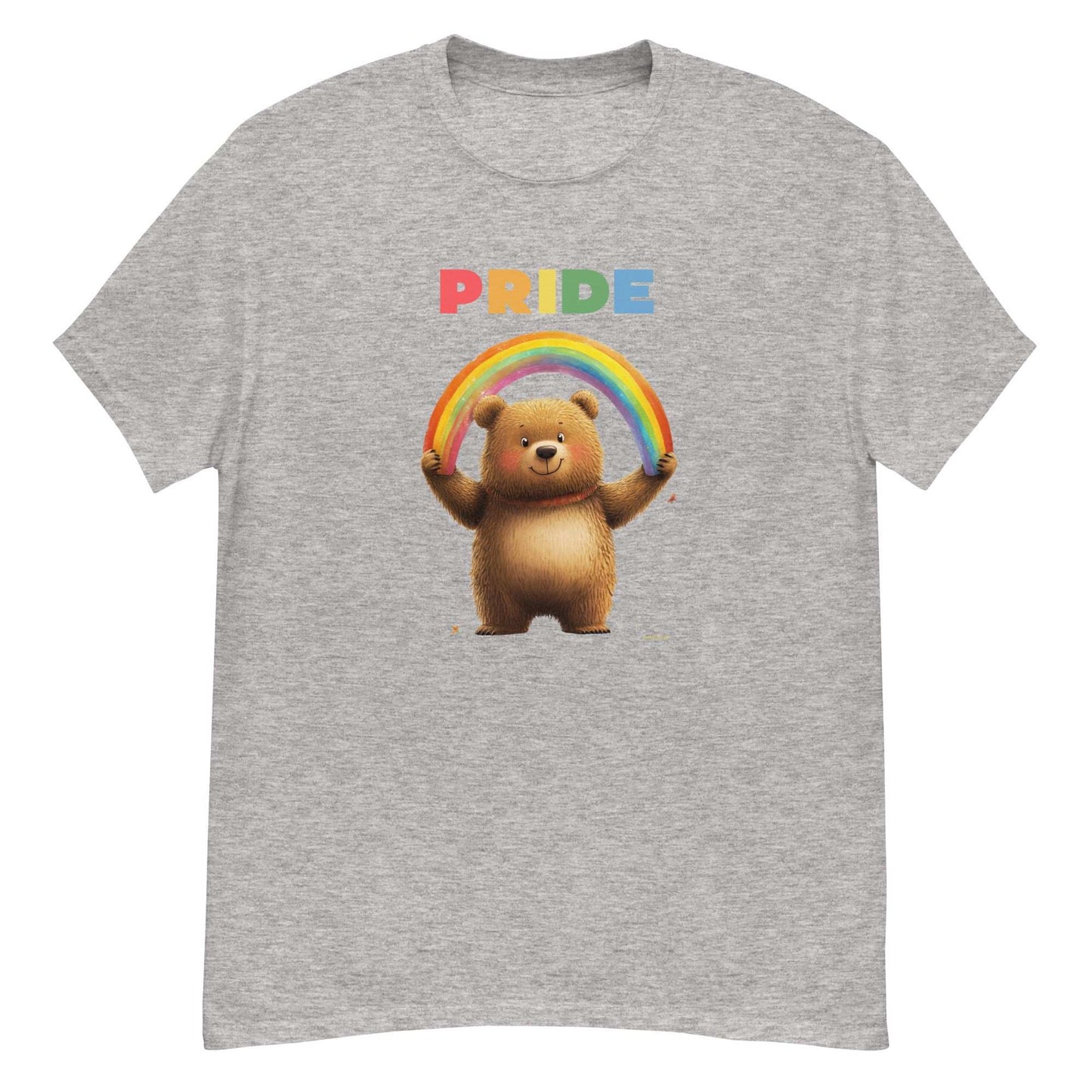 tshirt nounours arc en ciel