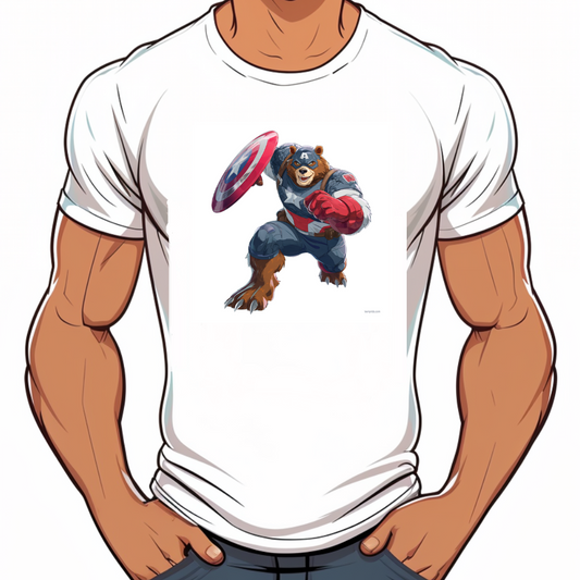 tshirt Captain America Bear