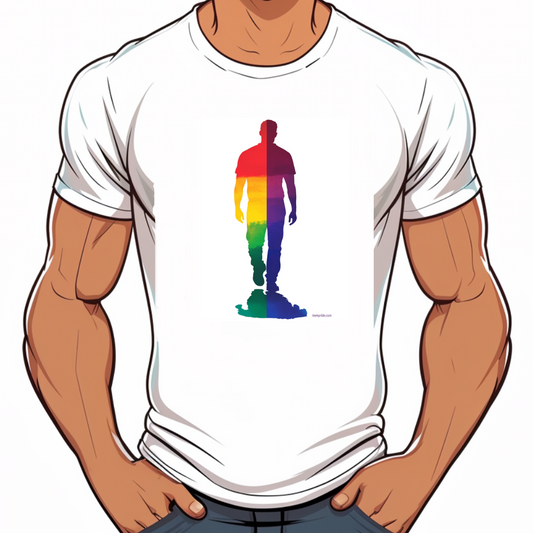 tshirt Lgbt Homme rainbow