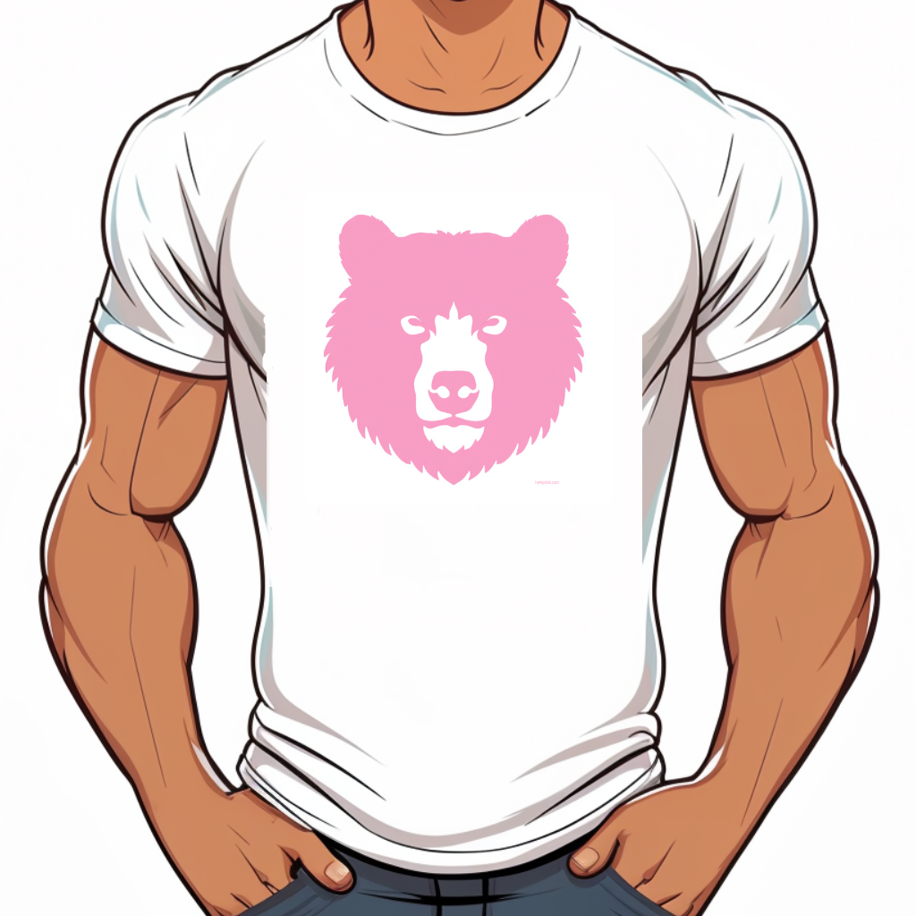 tshirt Ours rose