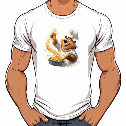 tshirt bear chef
